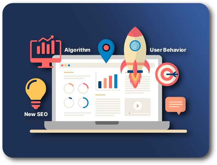 Data-Driven SEO (Search Engine Optimization) Icon