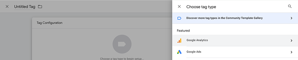 Google Analytics tag